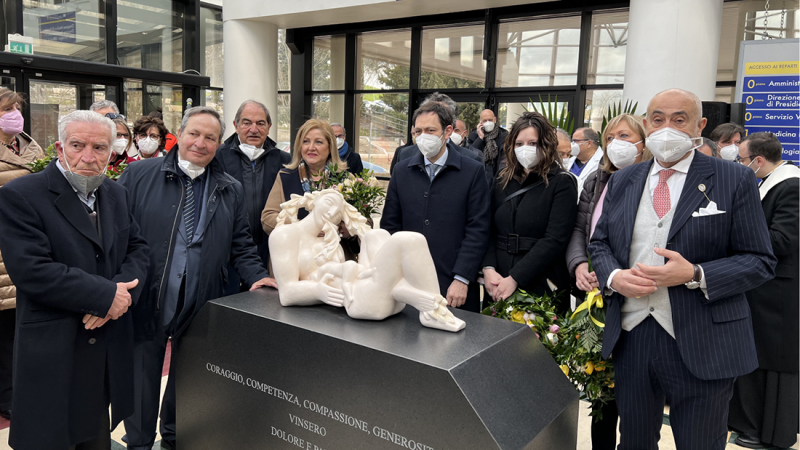 Gruppo Arena dona un monumento all’Ospedale Umberto I di Enna