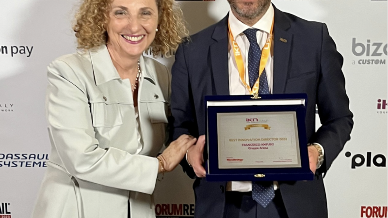 Francesco Anfuso premiato al Forum Retail come BEST INNOVATION DIRECTOR 2023