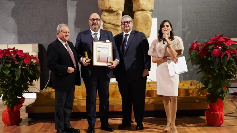Giovanni Arena insignito del Premio Telamone 2024: il riconoscimento all’eccellenza imprenditoriale siciliana