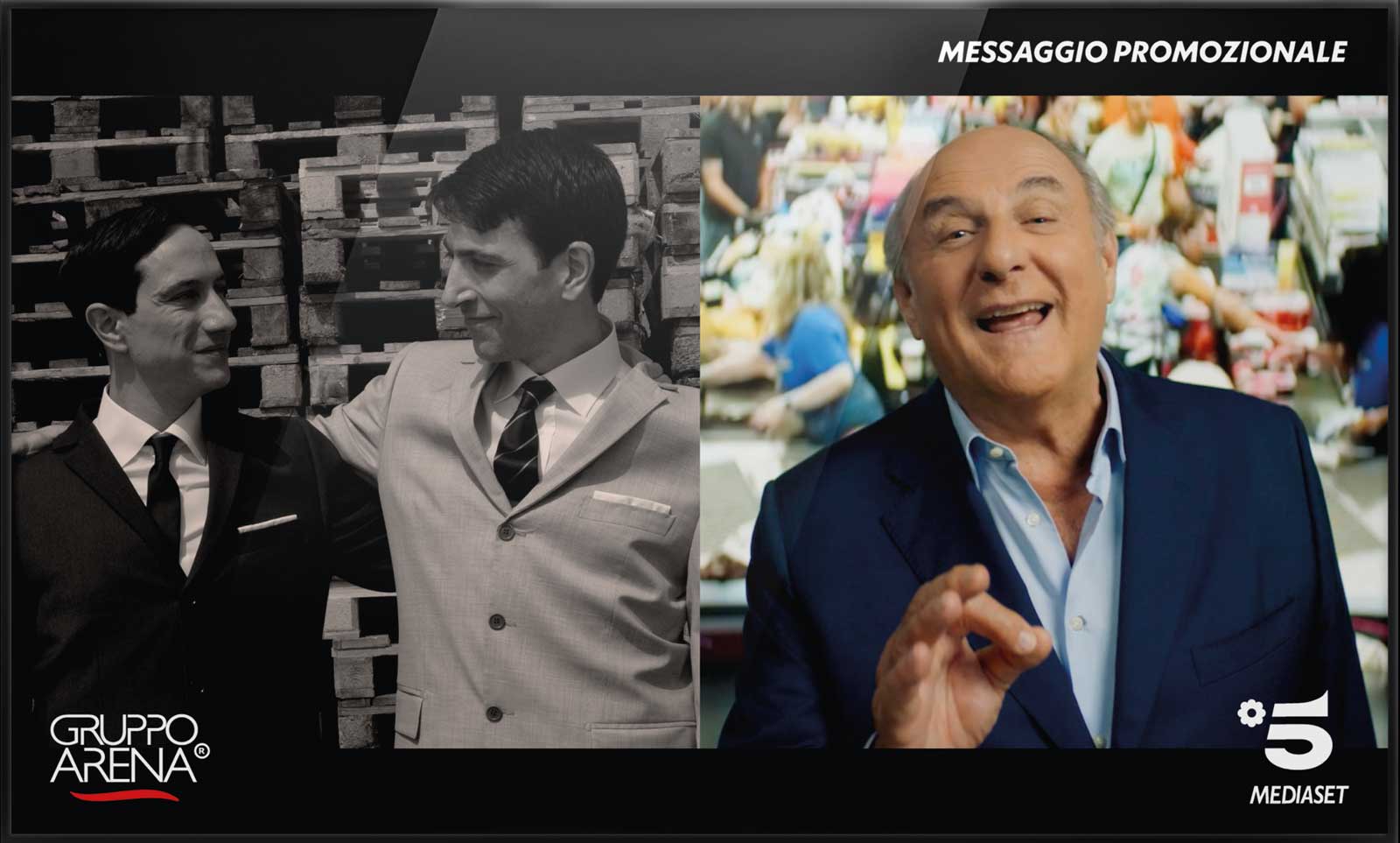 Gruppo Arena in TV: guarda online lo spot dei 50 anni e la telepromozione con Gerry Scotti