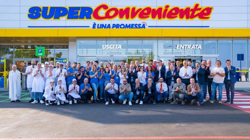 Continua il piano di sviluppo di SuperConveniente: il Gruppo Arena apre un nuovo punto vendita a Villafranca Tirrena