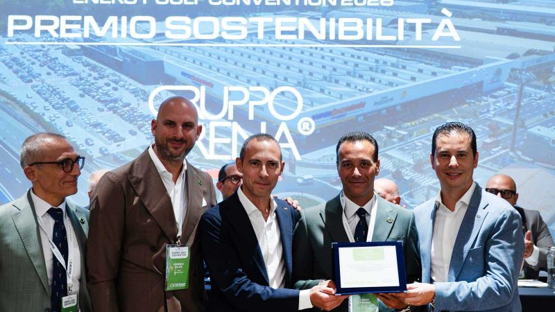 Gruppo Arena premiato per il suo impegno nella sostenibilità alla Energy Golf Convention 2026